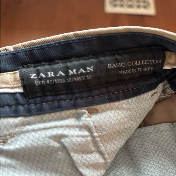 Zara Man Light Tan Trousers - Picture 3 of 4